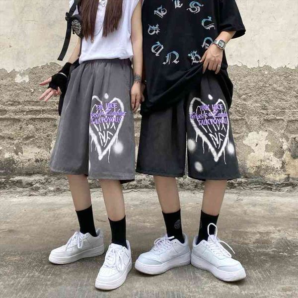 short summer letter graffiti harajuku women pants wide leg elastic waist baggy casual boyfriend five points trousers, Black;white
short summer letter graffiti harajuku women pants wide leg elastic waist baggy casual boyfriend five points trousers, Black;white