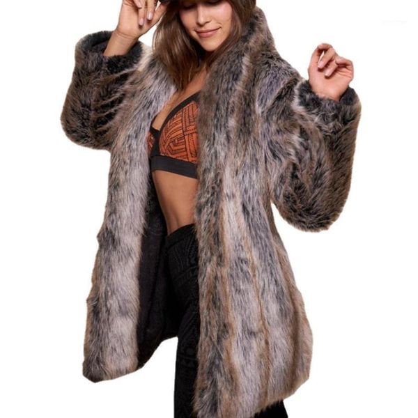 women's fur & faux trodeam 2021 fashionable autum &winter warm long woman clothing coat coats o-neck collars, Black
women's fur & faux trodeam 2021 fashionable autum &winter warm long woman clothing coat coats o-neck collars, Black