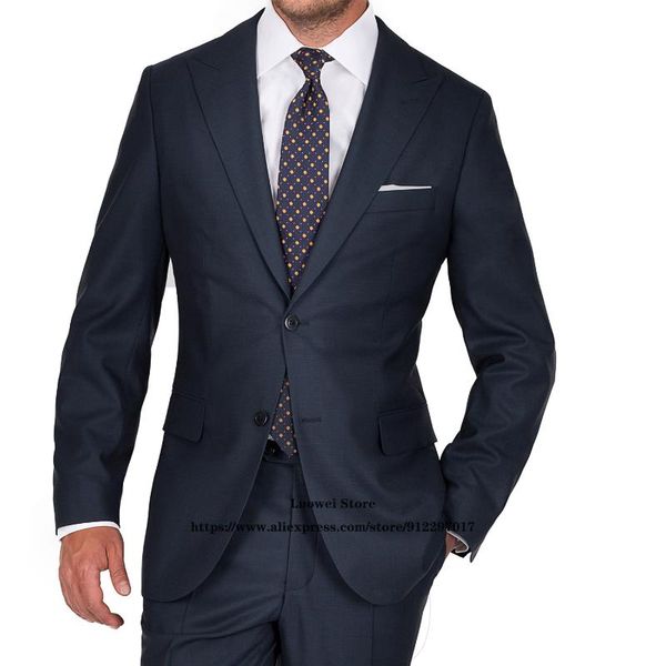 men's suits & blazers classic mens 2 piece jacket pants set plus size wedding groom tuxedo men formal professional business blazer cost, White;black