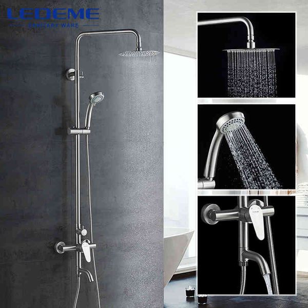 bathroom shower sets mixers faucet brushed rain faucets taps wall round hand stainless steel mixer tap set l72402 l5ba
bathroom shower sets mixers faucet brushed rain faucets taps wall round hand stainless steel mixer tap set l72402 l5ba