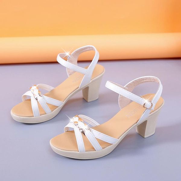 sandals women pumps summer 2021 fashion open toe high heels shoes female thin belt thick party casual females, Black
sandals women pumps summer 2021 fashion open toe high heels shoes female thin belt thick party casual females, Black