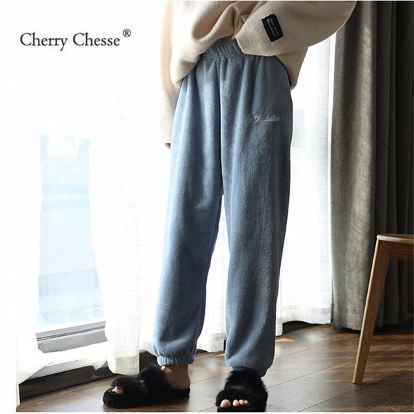 women's pants & capris cherry chesse harajuku women wool elastic waist letter harem autumn warm home pajama, Black;white
women's pants & capris cherry chesse harajuku women wool elastic waist letter harem autumn warm home pajama, Black;white