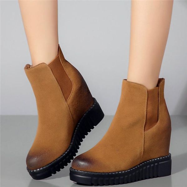 dress shoes trainers women genuine leather wedges high heel pumps female round toe fashion sneakers slip on oxfords, Black
dress shoes trainers women genuine leather wedges high heel pumps female round toe fashion sneakers slip on oxfords, Black