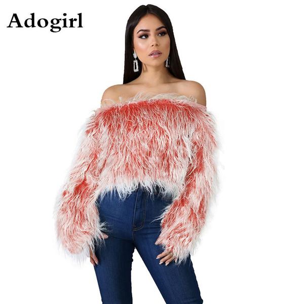 women's sweaters women off shoulder faux fur crop sweater tassel long sleeve loose casual pullover sweetwear, White;black
women's sweaters women off shoulder faux fur crop sweater tassel long sleeve loose casual pullover sweetwear, White;black