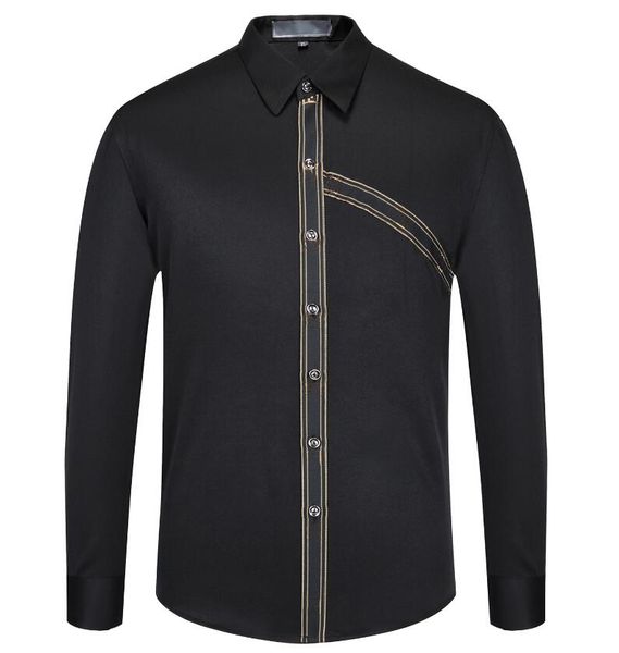 new fashion designer slim fit shirts men black gold floral print mens dress shirts long sleeved business casual shirts males clothes#f758, White;black
new fashion designer slim fit shirts men black gold floral print mens dress shirts long sleeved business casual shirts males clothes#f758, White;black