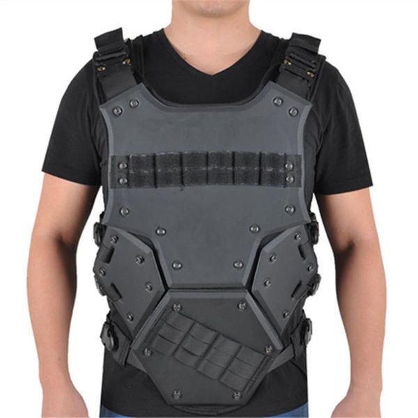 tactical vest cs paintball protective body armor hunting outdoor jackets, Camo;black
tactical vest cs paintball protective body armor hunting outdoor jackets, Camo;black