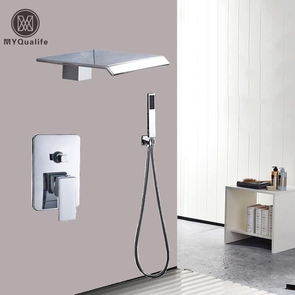 ceiling mounted all brass waterfall shower faucet single lever concealed shower mixing valve tap
ceiling mounted all brass waterfall shower faucet single lever concealed shower mixing valve tap