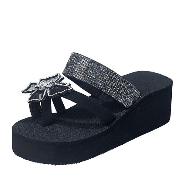 slippers women summer fashion ladies butterfly rhinestone flat bohemian casual sandals breathable beach shoes wedges, Black
slippers women summer fashion ladies butterfly rhinestone flat bohemian casual sandals breathable beach shoes wedges, Black