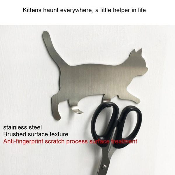 hooks & rails walking cat hook stainless steel strong adhesive seamless double bathroom wall kitchen door rear decorative
hooks & rails walking cat hook stainless steel strong adhesive seamless double bathroom wall kitchen door rear decorative