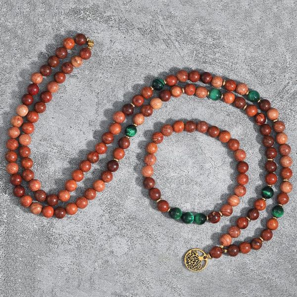 earrings & necklace 8mm wood and eye tiger beads necklace,peaceful heart calming japamala, 108 mala jewelry, natural stone bracelet women, Silver
earrings & necklace 8mm wood and eye tiger beads necklace,peaceful heart calming japamala, 108 mala jewelry, natural stone bracelet women, Silver