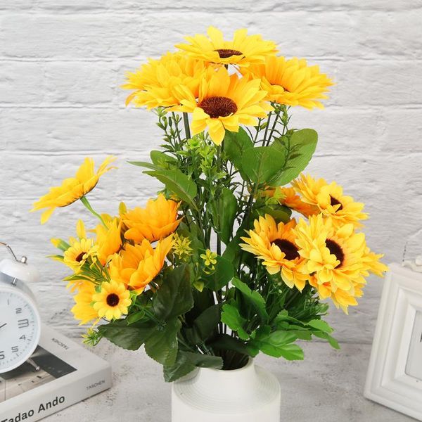 decorative flowers & wreaths simulation sunflower artificial silk flower po props wedding party decor for living rooms table ornament supply
decorative flowers & wreaths simulation sunflower artificial silk flower po props wedding party decor for living rooms table ornament supply