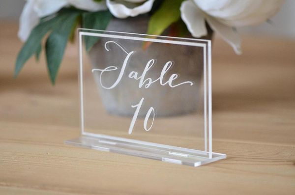 wedding table numbers || clear wedding table numbers engraved white
wedding table numbers || clear wedding table numbers engraved white