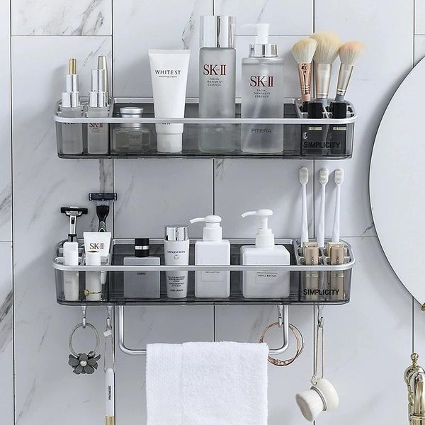 hooks & rails punch-bathroom shelf shampoo cosmetic towel storage rack organizer bath corner holder household items accessories
hooks & rails punch-bathroom shelf shampoo cosmetic towel storage rack organizer bath corner holder household items accessories