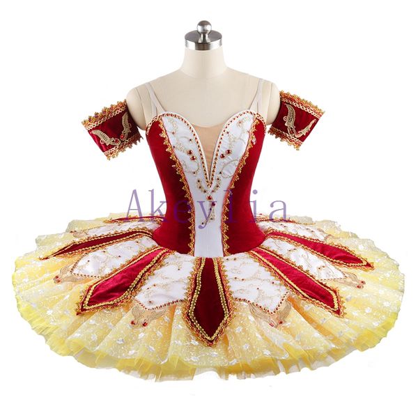 burgundy yellow professional ballet tutu performance pancake tutu ballet stage costume ballerina gold paquita, Black;red
burgundy yellow professional ballet tutu performance pancake tutu ballet stage costume ballerina gold paquita, Black;red