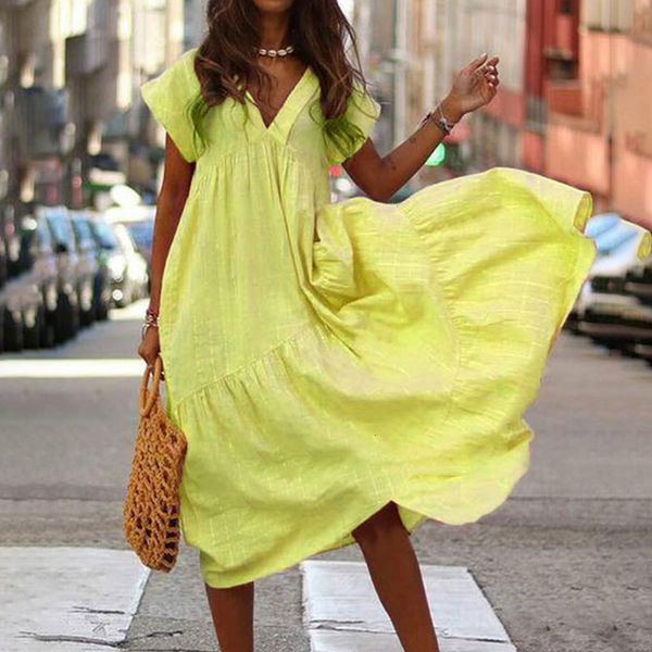New 2021 Women Summer Sexy v Neck Asymmetrical Sun Casual Solid Midi Vintage Loose Long Plus Size Robe 3BP5, Black;gray
New 2021 Women Summer Sexy v Neck Asymmetrical Sun Casual Solid Midi Vintage Loose Long Plus Size Robe 3BP5, Black;gray