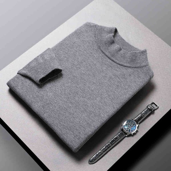 men's high-end brand knitted sweater, casual wool pullover, medium high collar autumn and winter, new in 2021, White;black
men's high-end brand knitted sweater, casual wool pullover, medium high collar autumn and winter, new in 2021, White;black