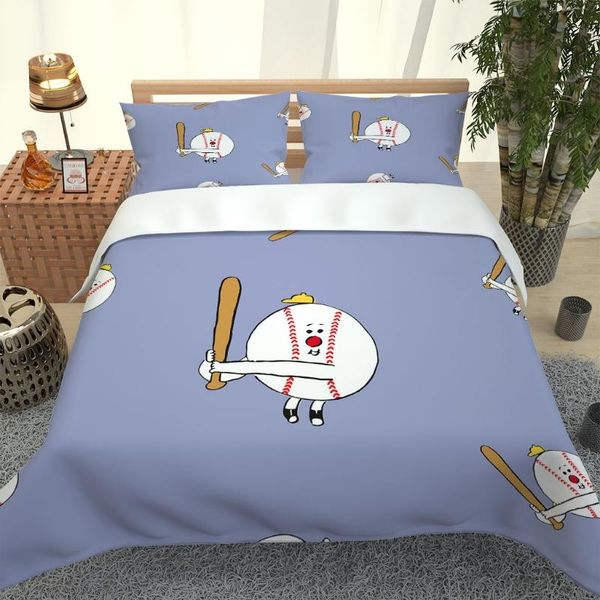 bedding sets style 3d digital baseball printing 100% polyester set 1 duvet cover + 1/2 pillowcases bed in a bag us/eu/au size.
bedding sets style 3d digital baseball printing 100% polyester set 1 duvet cover + 1/2 pillowcases bed in a bag us/eu/au size.
