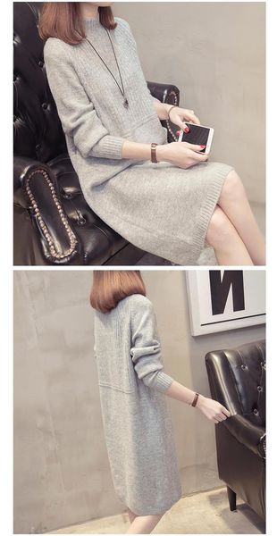 women's sweaters half high neck mid-length sweater women's bottoming shirt autumn and winter loose hedging knitted dress long slee, White;black
women's sweaters half high neck mid-length sweater women's bottoming shirt autumn and winter loose hedging knitted dress long slee, White;black