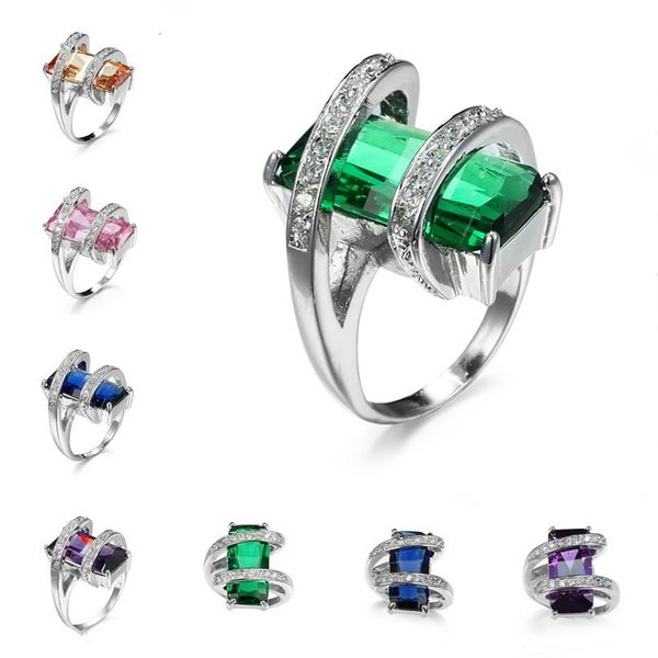 ring selling creative fashion zircon wedding jewelry rectangular line gift, Slivery;golden
ring selling creative fashion zircon wedding jewelry rectangular line gift, Slivery;golden