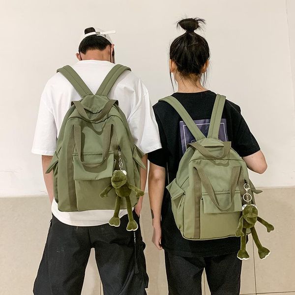 backpack student waterproof nylon school bag female male teenager korean fabric big capacity lapbook black knapsack
backpack student waterproof nylon school bag female male teenager korean fabric big capacity lapbook black knapsack