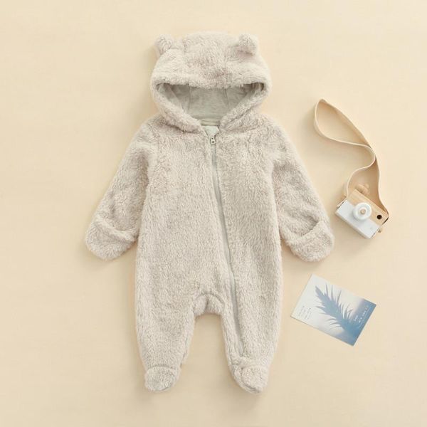 jumpsuits baby\u2021s boy girl plush long sleeve zipper jumpsuit fashion solid color round neck hooded footed romper winter snow wear, Blue
jumpsuits baby\u2021s boy girl plush long sleeve zipper jumpsuit fashion solid color round neck hooded footed romper winter snow wear, Blue