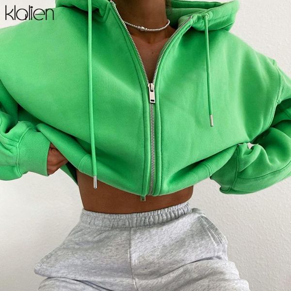 women's jackets klalien fashion casual hoodie coat women autumn slim solid double zipper sportswear activewear wild tracksuit female, Black;brown
women's jackets klalien fashion casual hoodie coat women autumn slim solid double zipper sportswear activewear wild tracksuit female, Black;brown