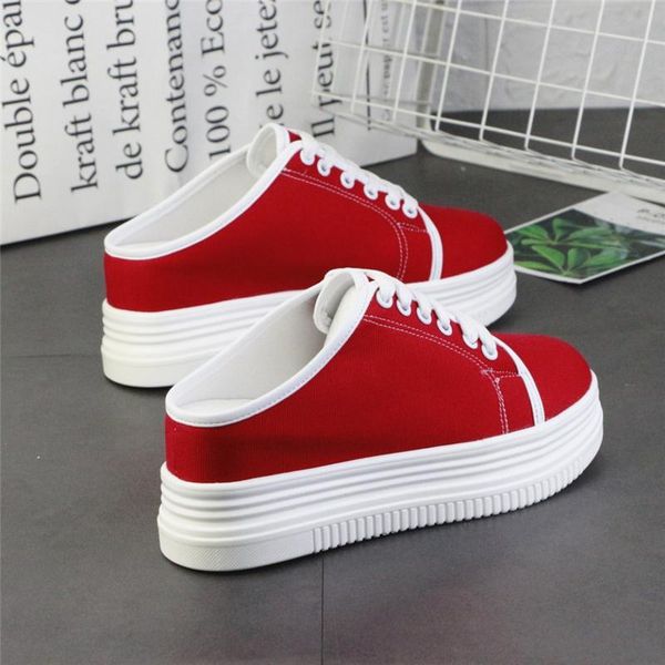 slippers increased internal female shoes house platform luxury slides low loafers 2021 designer flat canvas basic hoof heels cro, Black
slippers increased internal female shoes house platform luxury slides low loafers 2021 designer flat canvas basic hoof heels cro, Black