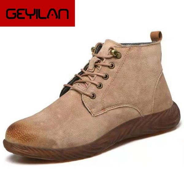 boots fashion men's work safety boot steel toe shoes material soles lightweight insulation site welder, Black
boots fashion men's work safety boot steel toe shoes material soles lightweight insulation site welder, Black