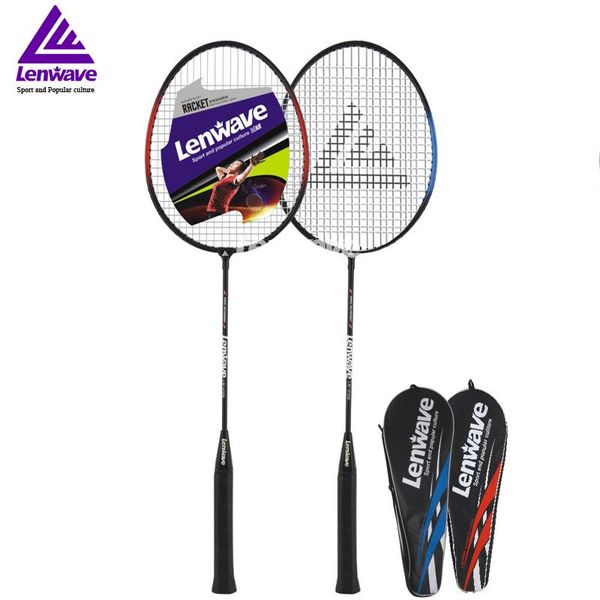 1 pair durable badminton racket lenwave brand sports training racket for men women 
1 pair durable badminton racket lenwave brand sports training racket for men women
