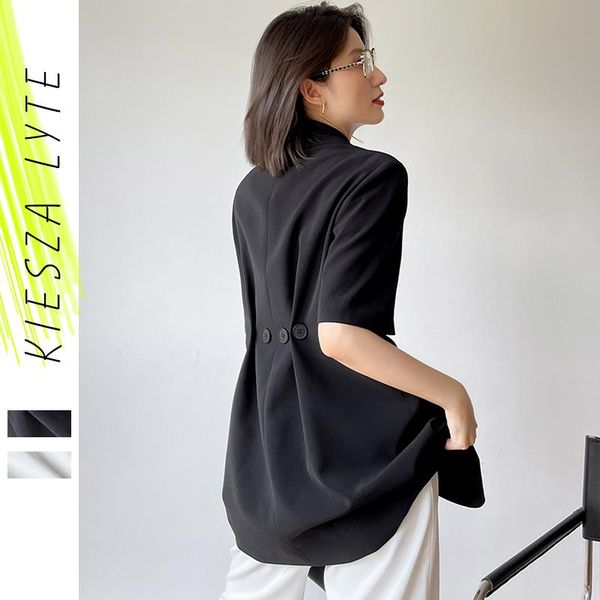 women's suits & blazers blazer dress woman 2021 elegant chic casual button black white loose short suit jackets fashion summer outwear, White;black
women's suits & blazers blazer dress woman 2021 elegant chic casual button black white loose short suit jackets fashion summer outwear, White;black
