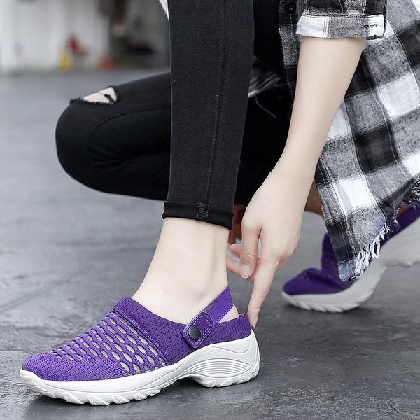 slippers 2021 women sandals summer shoes wedge half canvas sneakers flip flops woman flats plus size 35-42, Black
slippers 2021 women sandals summer shoes wedge half canvas sneakers flip flops woman flats plus size 35-42, Black