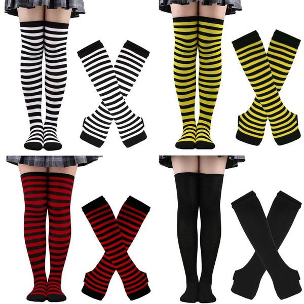 socks & hosiery stocking + gloves striped thigh high over knee for women long stockings cute kawaii cotton knitted leg warmer sock, Black;white
socks & hosiery stocking + gloves striped thigh high over knee for women long stockings cute kawaii cotton knitted leg warmer sock, Black;white