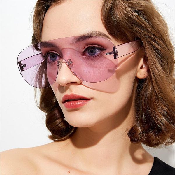 summer retro fashion border jwiin sunglasses brand 4 colors luxury new 2021 rimless optional uv400 glass party large women's aknie, White;black 
summer retro fashion border jwiin sunglasses brand 4 colors luxury new 2021 rimless optional uv400 glass party large women's aknie, White;black
