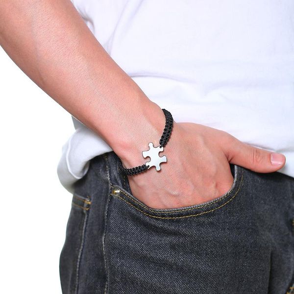charm bracelets gorgor women men stainless steel puzzle weave adjustable knot simplicity light accessories br-726, Golden;silver
charm bracelets gorgor women men stainless steel puzzle weave adjustable knot simplicity light accessories br-726, Golden;silver