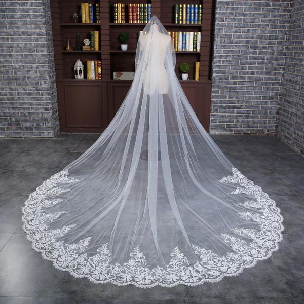 bridal veils 2021 white color 3m wedding combe long lace edge veil with metal comb for women party ho1531, Black
bridal veils 2021 white color 3m wedding combe long lace edge veil with metal comb for women party ho1531, Black