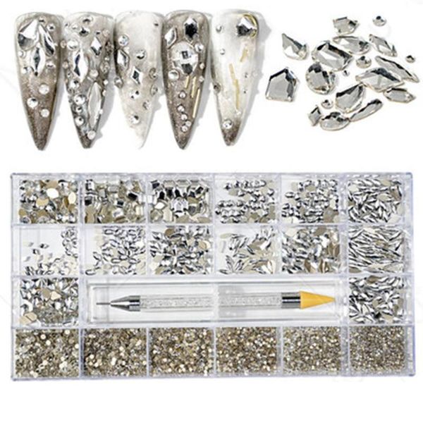 nail art decorations ab crystal rhinestones box multi-shapes glass crystals rhinestonesnail and diamond f8k1, Silver;gold
nail art decorations ab crystal rhinestones box multi-shapes glass crystals rhinestonesnail and diamond f8k1, Silver;gold