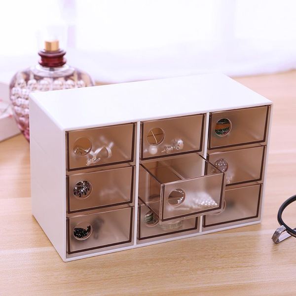 9 compartments cosmetic storage box jewelry jewelry drawer storage rack transparent dustproof finishing box
9 compartments cosmetic storage box jewelry jewelry drawer storage rack transparent dustproof finishing box