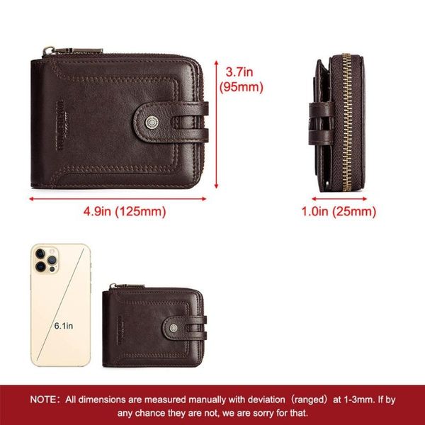 wallets rfid bifold men cowhide leather zip around wallet card holder coin purse l9be, Red;black
wallets rfid bifold men cowhide leather zip around wallet card holder coin purse l9be, Red;black