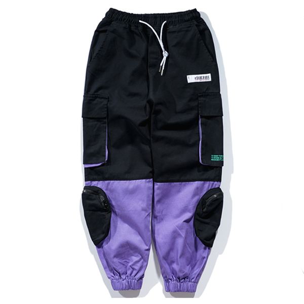 fashion trousers cargo mens side pockets harem joggers color block patchwork male casual streetwear pants kg-188, White;black
fashion trousers cargo mens side pockets harem joggers color block patchwork male casual streetwear pants kg-188, White;black