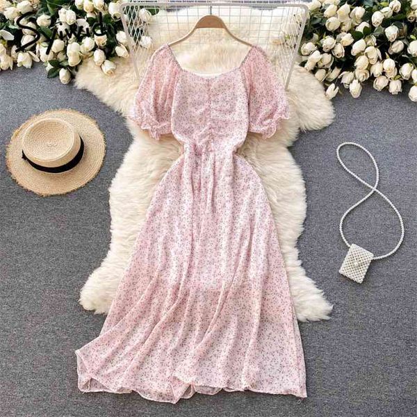 floral print chiffon dress for women summer puff sleeve v neck casual a-line green blue pink boho midi dresses 210607, Black;gray
floral print chiffon dress for women summer puff sleeve v neck casual a-line green blue pink boho midi dresses 210607, Black;gray