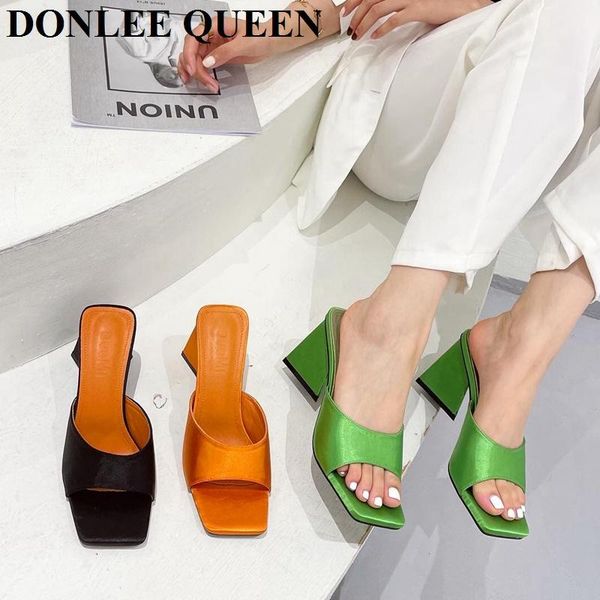 slippers big size fashion block high heels slides women mule shoes brand peep toe sandals for party pumps zapatillas mujer, Black
slippers big size fashion block high heels slides women mule shoes brand peep toe sandals for party pumps zapatillas mujer, Black