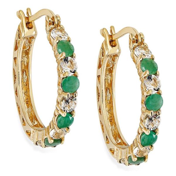 hoop & huggie wholesale zircon earrings green crystal round drop stone boho gold color bride wedding for women, Golden;silver
hoop & huggie wholesale zircon earrings green crystal round drop stone boho gold color bride wedding for women, Golden;silver
