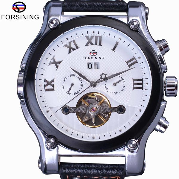 forsining fashion casual kalender tourbillion witte wijzerplaat lederen mannen horloges luxe brand automatische mechanische horloge, Slivery;brown
forsining fashion casual kalender tourbillion witte wijzerplaat lederen mannen horloges luxe brand automatische mechanische horloge, Slivery;brown