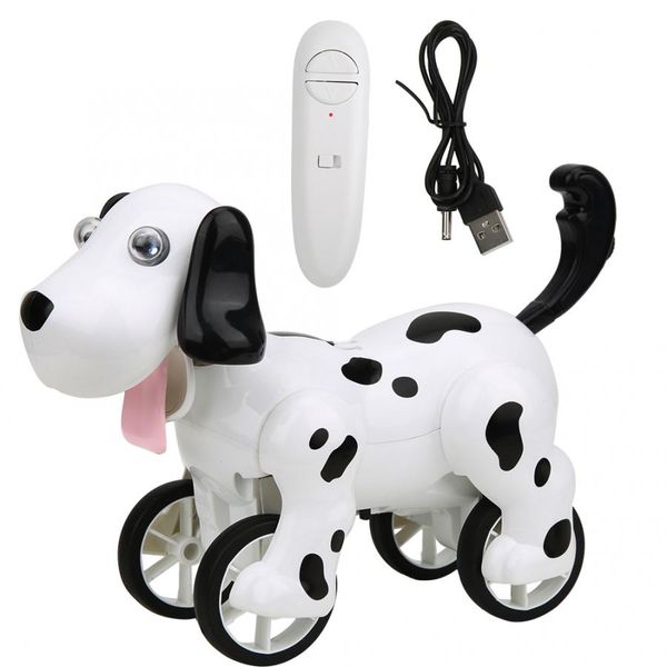 777-601 2.4G Smart Robot Dog 2.4G Wireless Remote Control Kids Toy Intelligent Talking Dancing Robot Dog Toys, White
777-601 2.4G Smart Robot Dog 2.4G Wireless Remote Control Kids Toy Intelligent Talking Dancing Robot Dog Toys, White