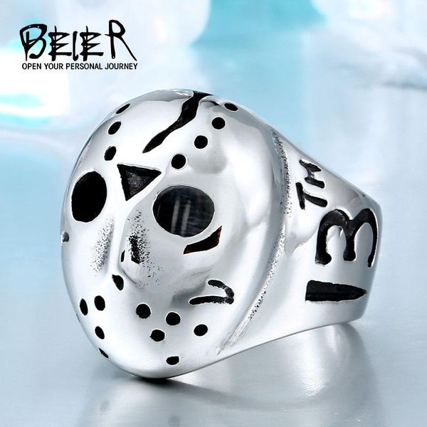 cluster rings beier halloween men ring 316l stainless steel biker jason voorhees hockey mask jewelry factory price br8-052, Golden;silver
cluster rings beier halloween men ring 316l stainless steel biker jason voorhees hockey mask jewelry factory price br8-052, Golden;silver