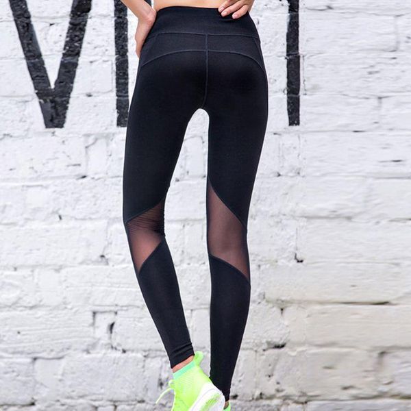 yoga outfits selling mesh high waist stitching sports running fitness ankle-length leggings women, White;red
yoga outfits selling mesh high waist stitching sports running fitness ankle-length leggings women, White;red