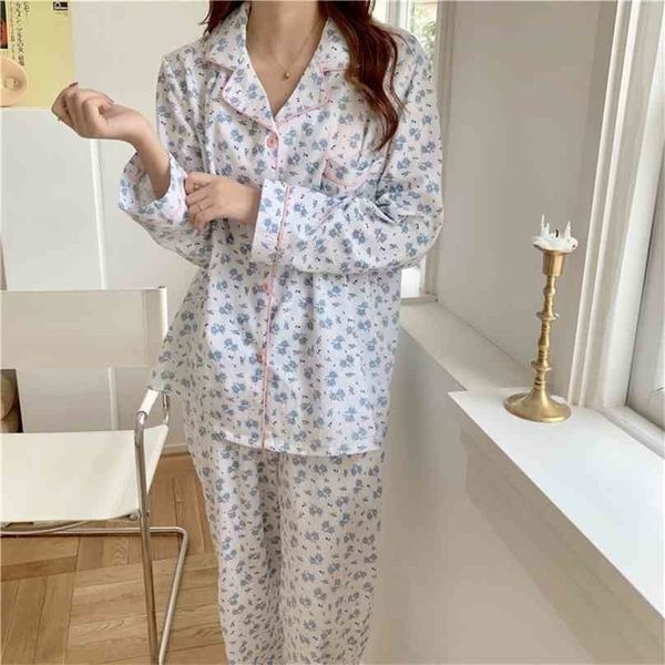 fashion long sleeve sleepwear girls floral pringting retro sweet lovely loose pajamas women home wear suits 210525, Black;red
fashion long sleeve sleepwear girls floral pringting retro sweet lovely loose pajamas women home wear suits 210525, Black;red