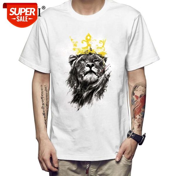xin yi men's t-shirt 100% cotton lion head printing casual loose o-neck tshirt short sleeve t-shirt male tee shirts #hw5v, White;black
xin yi men's t-shirt 100% cotton lion head printing casual loose o-neck tshirt short sleeve t-shirt male tee shirts #hw5v, White;black