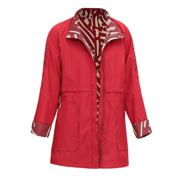 women's trench coats coat spring autumn double-sided two-wearing fashion middle-aged elderly short windbreaker d21, Tan;black
women's trench coats coat spring autumn double-sided two-wearing fashion middle-aged elderly short windbreaker d21, Tan;black