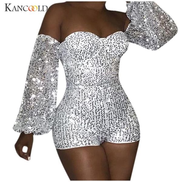 women's jumpsuits & rompers kancoold jumpsuit nightclub lantern sleeves off-the-shoulder shorts sequin playsuitevening, Black;white
women's jumpsuits & rompers kancoold jumpsuit nightclub lantern sleeves off-the-shoulder shorts sequin playsuitevening, Black;white